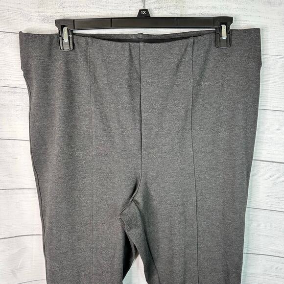 Old Navy Womens size 2X Extra High Rise Skinny Ponte Knit Pants Slit Gray - Picture 5 of 10